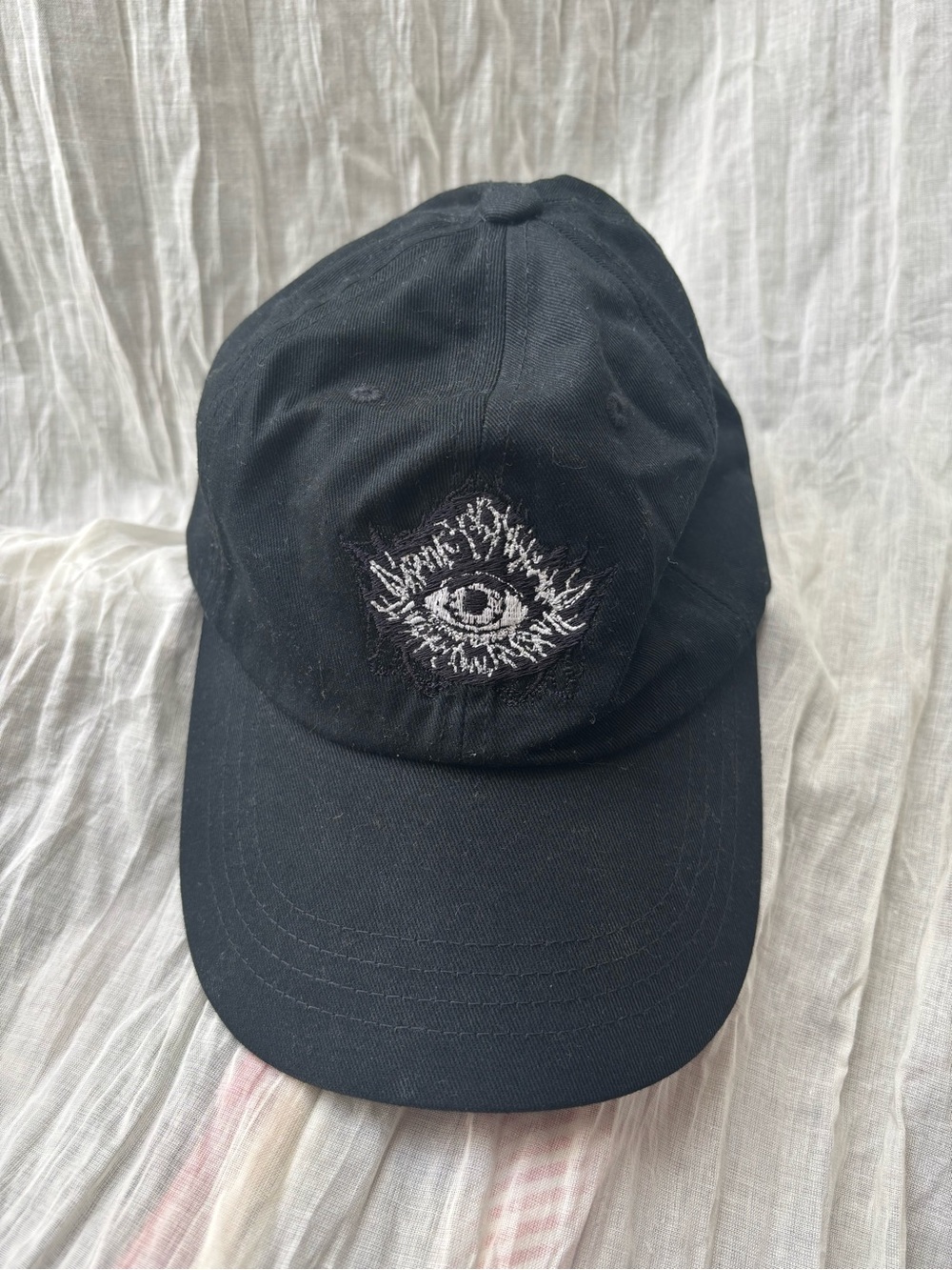 Black Eye Embroidered Baseball Cap Hat